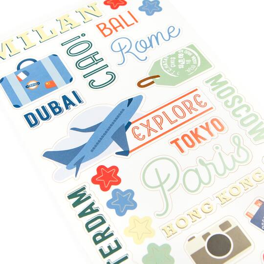 get the euro trip words phrases stickers by recollections at
